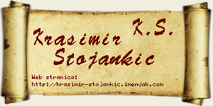 Krasimir Stojankić vizit kartica